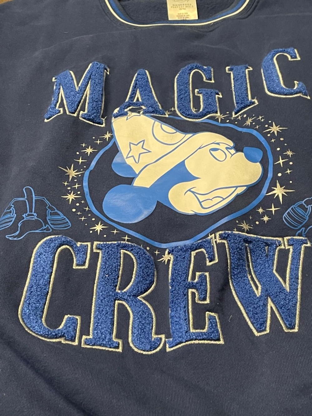Disney Blue "Magic Crew" Graphic Crewneck Sweater - Picture 3 of 8